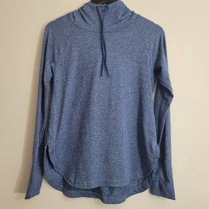 Athleta Uptempo Hoodie Sweatshirt Women's Size Sp Chrome Blue